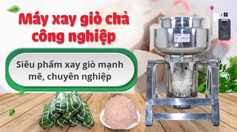 Máy xay giò chả công suất lớn - Bí quyết cho mùa tết