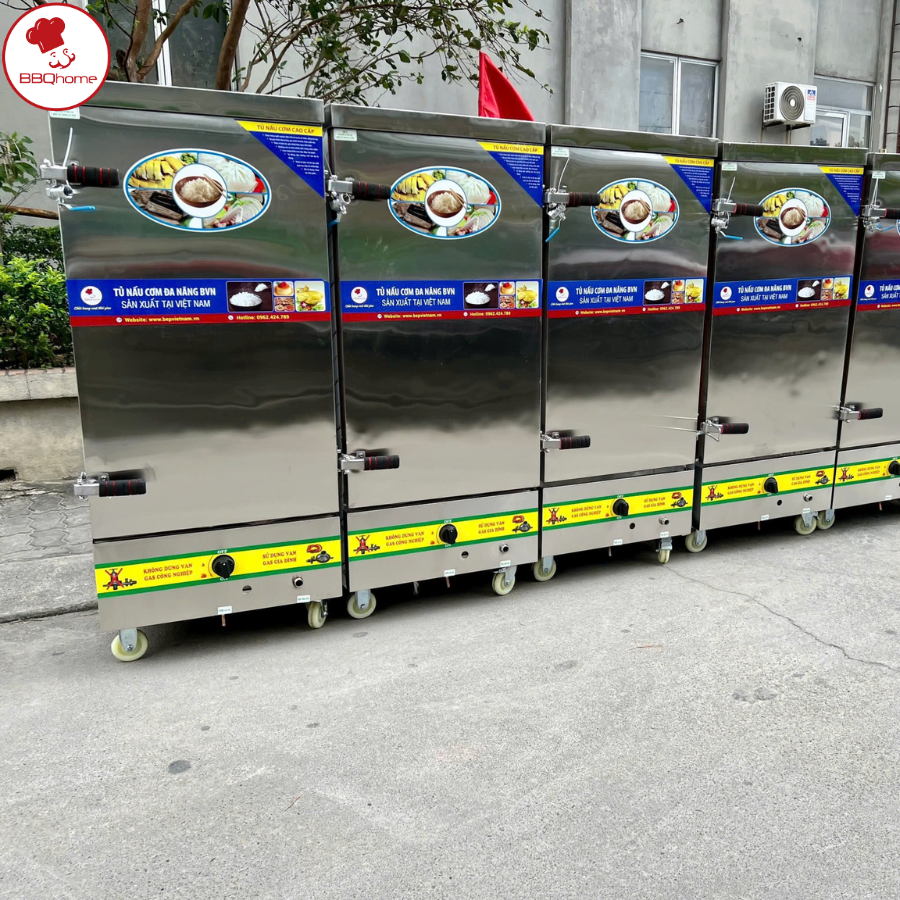 10+ mẹo sử dụng tủ nấu cơm công nghiệp tiết kiệm gas hiệu quả nhất 2025