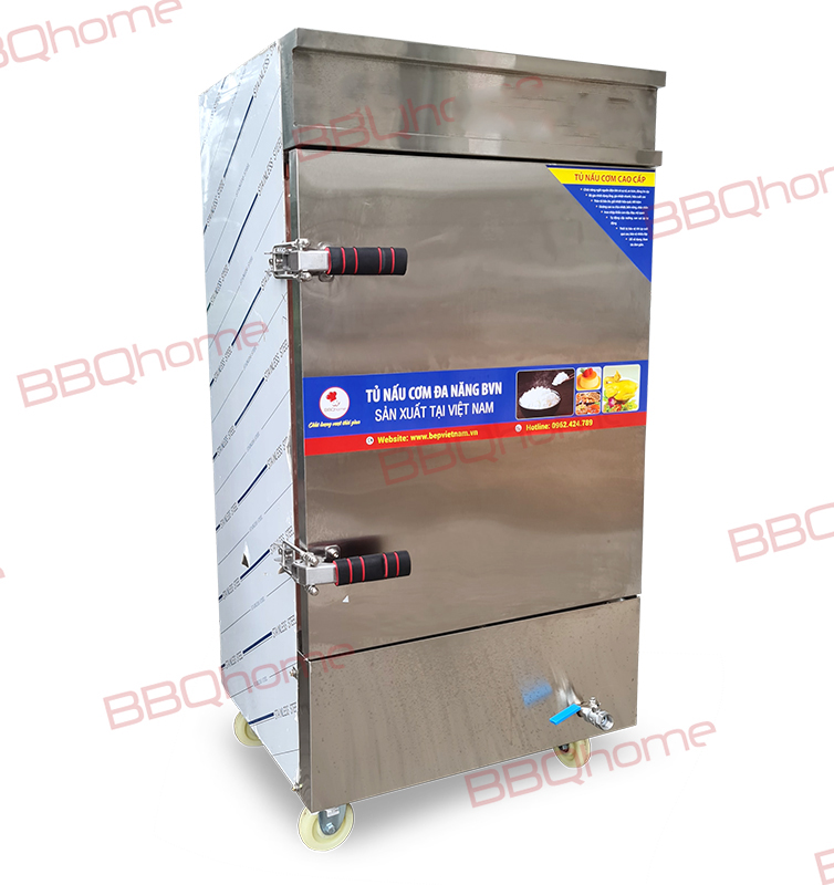 Tủ nấu cơm 10 khay dùng điện