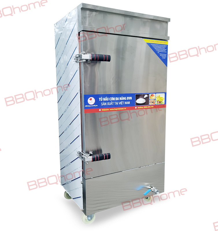 Tủ nấu cơm 12 khay dùng điện