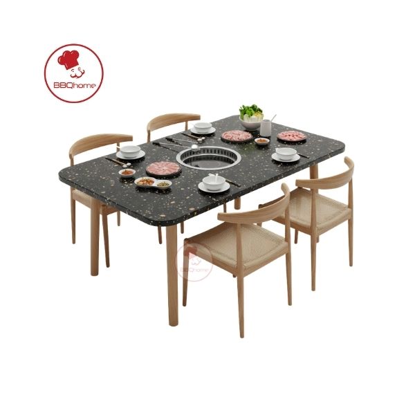 Bàn Lẩu Nướng - Lẩu Hơi  Đá