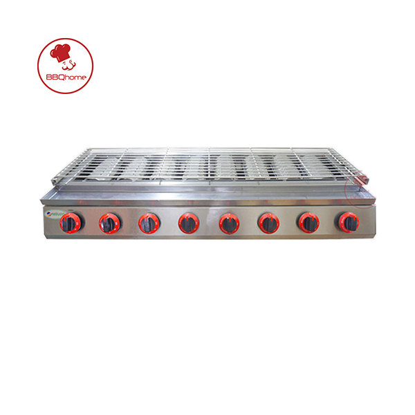 Bếp gas nướng đa năng - 8 họng ngắn